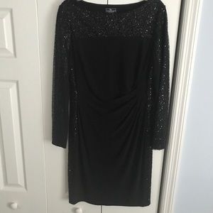 American Living black cocktailWith black sequins